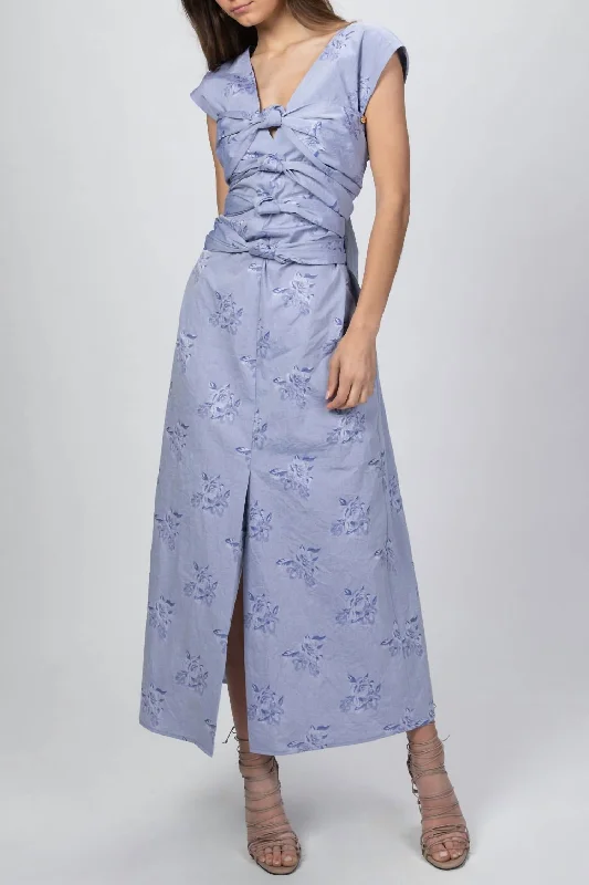 Massive Deals office dressSilhouette Dress In Light Blue