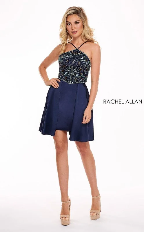 Seasonal Sale casual day dressRachel Allan Short Homecoming Halter Dress 4693