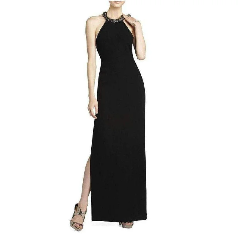 Don't Wait fitted bodycon dressViviane Beaded Halter Black White Dress