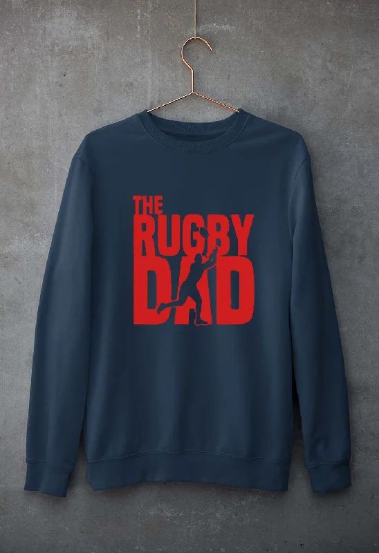 Extra Savings contemporary fitness sweatshirtRugby Dad Unisex Sweatshirt for Men/Women
