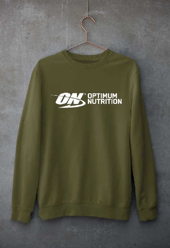 Closeout Sale trendy sports sweatshirtoptimum nutrition (ON) Unisex Sweatshirt for Men/Women