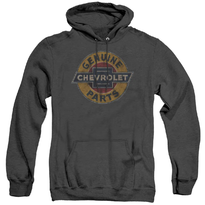 Final Sale casual hoodie with logoChevrolet Genuine Chevy Parts Distressed Sign - Heather Pullover Hoodie Final Sale casual hoodie with logoChevrolet Genuine Chevy Parts Distressed Sign - Heather Pullover Hoodie