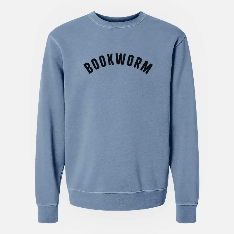 Blowout Sale urban activewear hoodieBookworm - Articulate Collection - Unisex Pigment Dyed Crew Sweatshirt Blowout Sale urban activewear hoodieBookworm - Articulate Collection - Unisex Pigment Dyed Crew Sweatshirt
