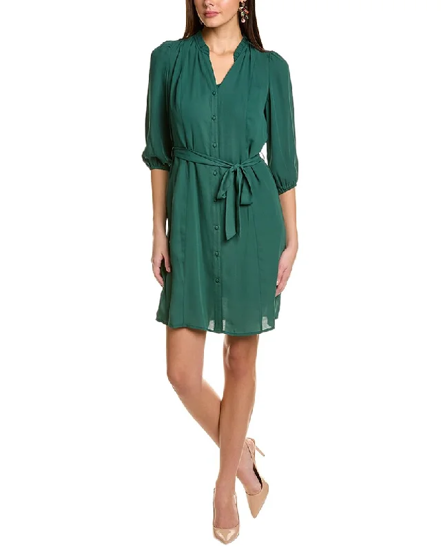 Price Cut chic dressNanette Nanette Lepore Tie Waist Shirtdress