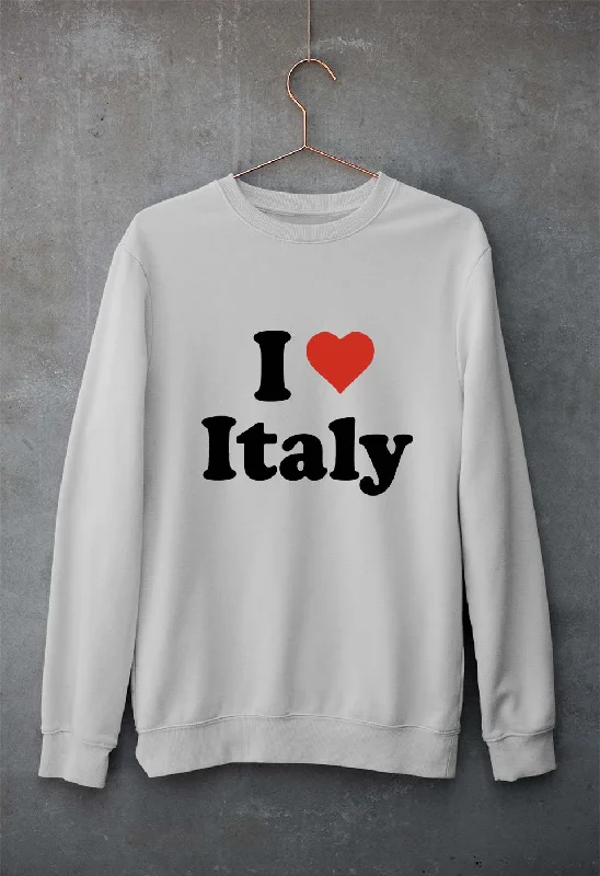 Markdowns high-quality athletic sweatshirtI Love Italy Unisex Sweatshirt for Men/Women Markdowns high-quality athletic sweatshirtI Love Italy Unisex Sweatshirt for Men/Women
