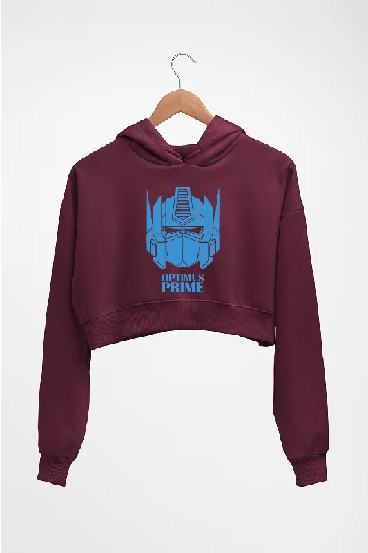 Special Offer fashion-forward hoodieOptimus Prime Crop HOODIE FOR WOMEN