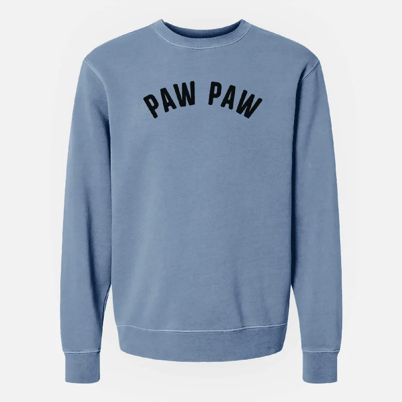 Crazy Deals urban workout sweatshirtPaw Paw - Articulate Collection - Unisex Pigment Dyed Crew Sweatshirt