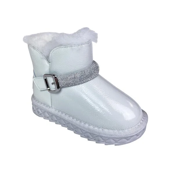 Special Offer chic shift dressPatent Off White Boot