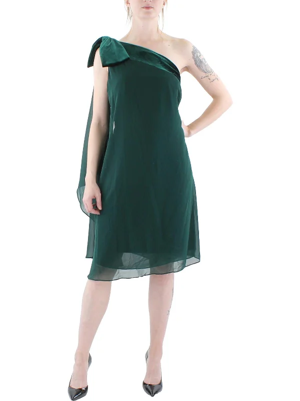 Limited Stock floral midi dressWomens Chiffon Velvet Sheath Dress