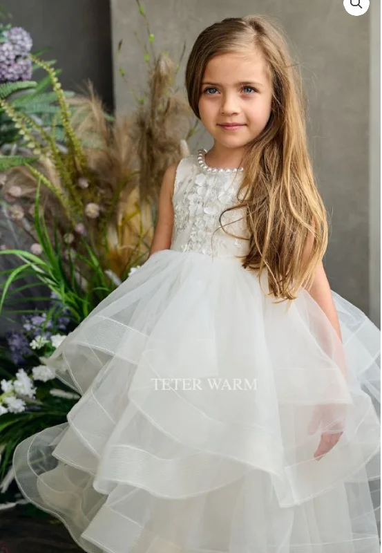 Stock Clearance spaghetti strap dressPearl Neckline Dress
