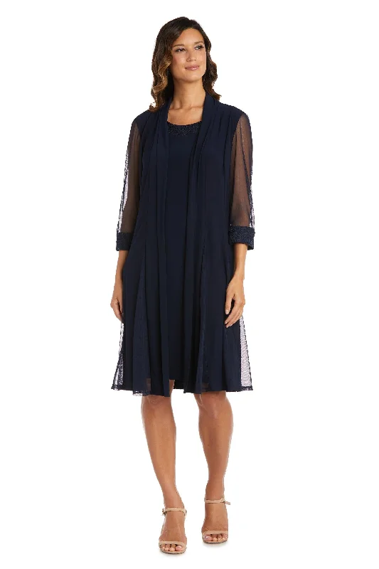 Flash Deals off-shoulder dressR&M Richards 3221 Short Mother Of The Bride Dress