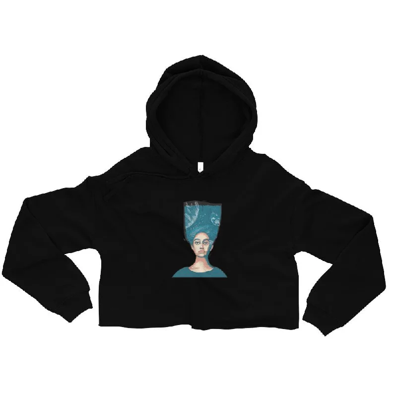 Seasonal Clearance GALAXY Women's Crop Hoodie