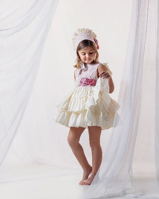 Quick Sale fitted dressThe Amelie Dress in Ivory