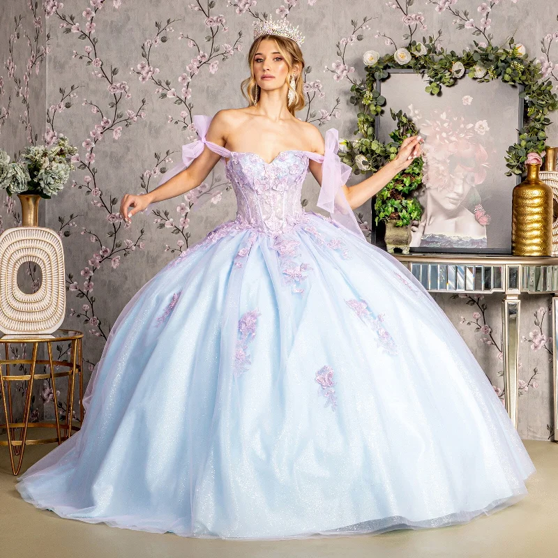 Special Price floral dressLong Quinceanera Dress 3D Butterfly Ball Gown