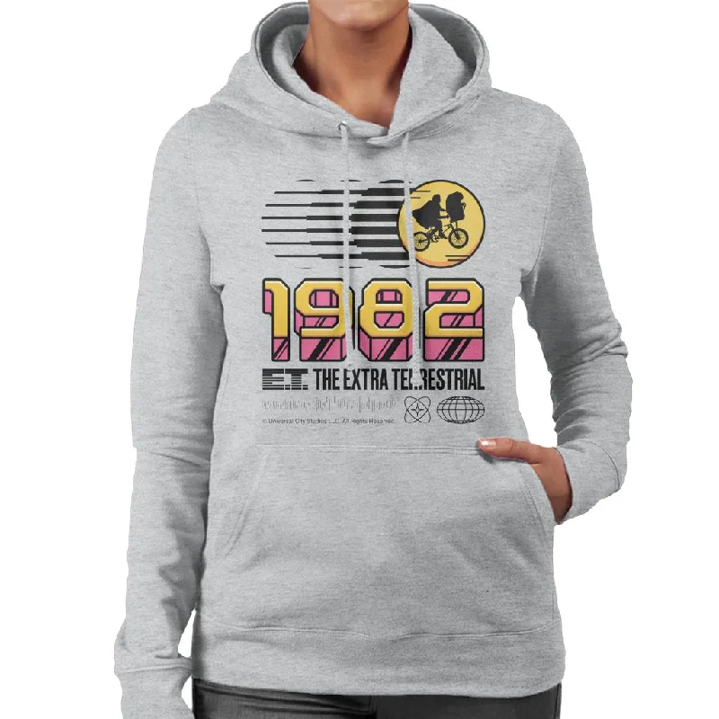 Price Reduction fashion hoodieE.T. 1982 The Extra Terrestrial Women's Hooded Sweatshirt Price Reduction fashion hoodieE.T. 1982 The Extra Terrestrial Women's Hooded Sweatshirt