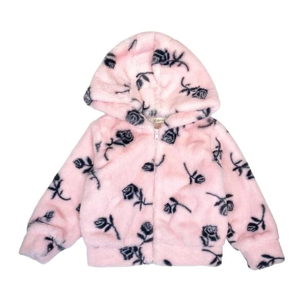 Special Buy flowy maxi dressRose Furry Hooded Jacket