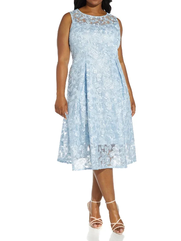 Online Exclusive chic shift dressPlus Womens Burnout Maxi Cocktail and Party Dress