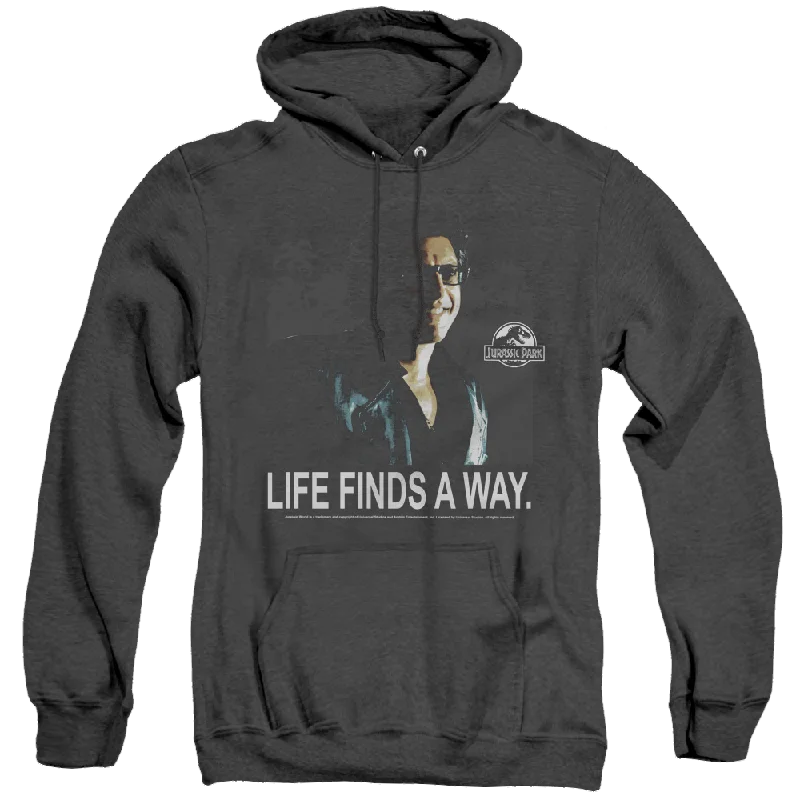 Limited Edition casual hoodie with logoJurassic Park Life Finds A Way - Heather Pullover Hoodie Limited Edition casual hoodie with logoJurassic Park Life Finds A Way - Heather Pullover Hoodie