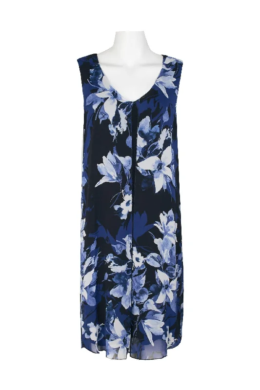 Markdowns lace dressConnected Apparel Short Sleeveless Chiffon Dress