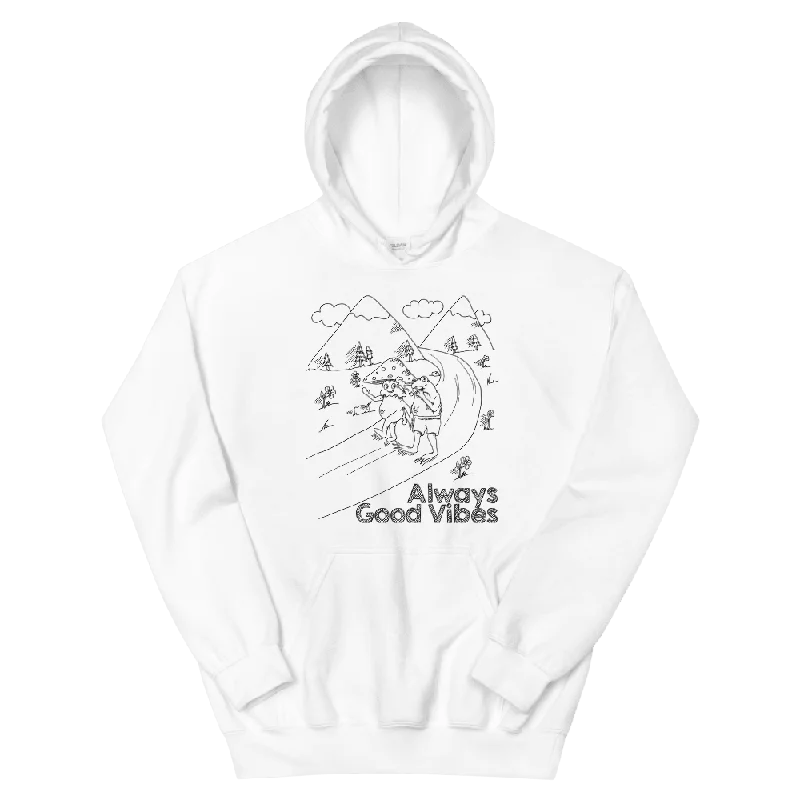 Crazy Savings Always Good Vibes Graphic Hoodie