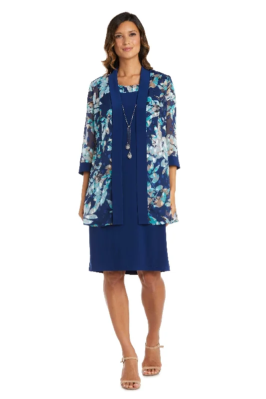 Markdown Madness tiered dressR&M Richards 9389 Short Two Piece Jacket Dress