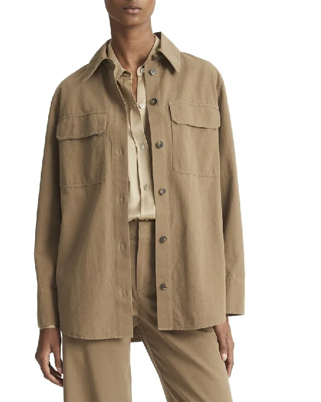Deep Discounts street style jacketVince Shirt Jacket
