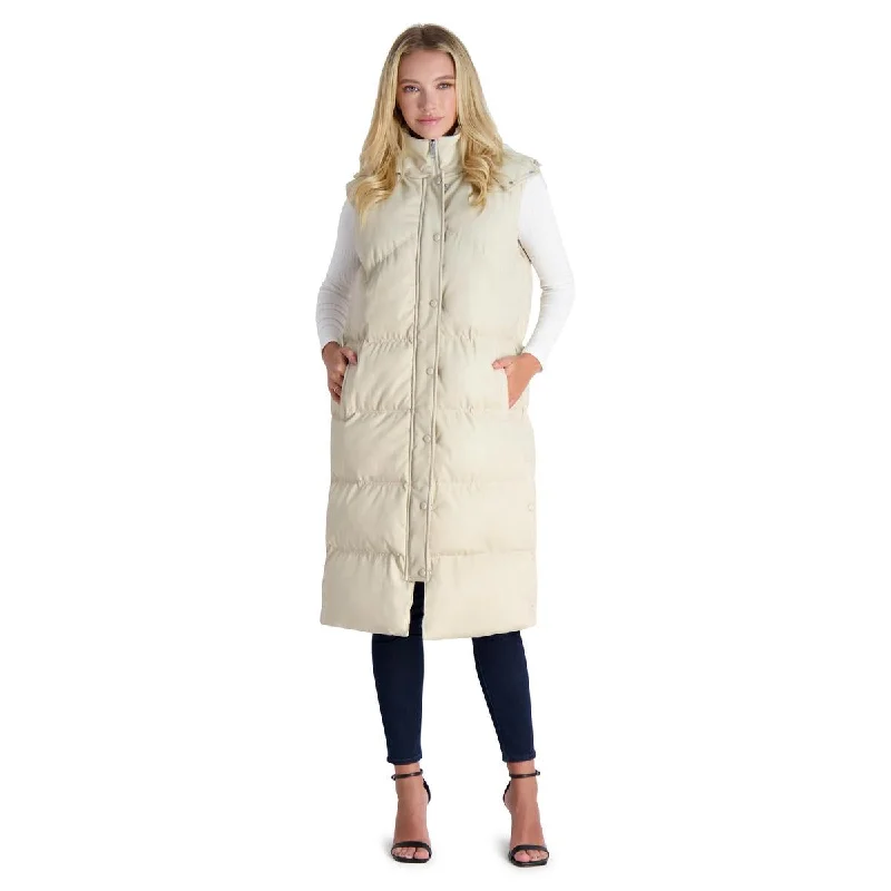 Deal Explosion premium jacketWomens Faux Leather Longline Vest
