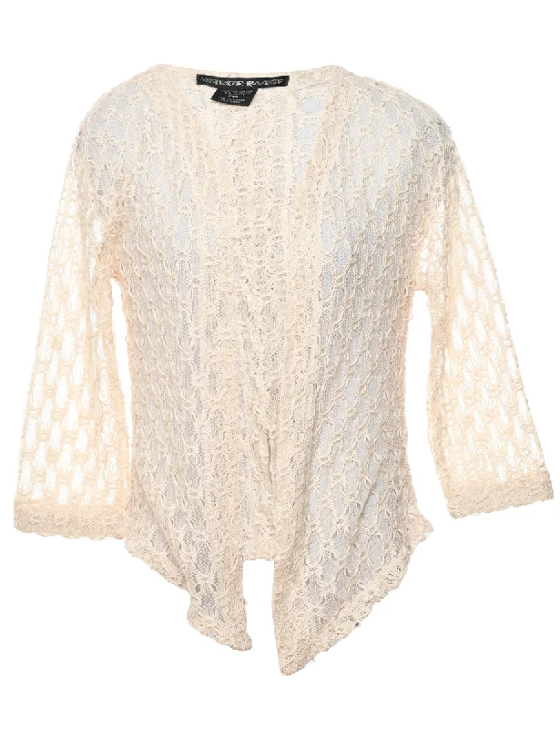 Great Deals casual puffer jacketPeach Lace Jacket - M