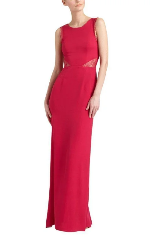 Lowest Price puff sleeve dressKarey Maxi Lace Detail Turkish Pink Dress