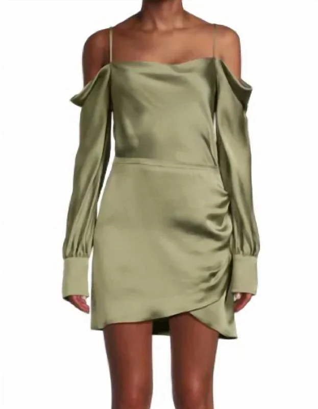 Instant Discount sophisticated dressVelma Mini Dress In Green
