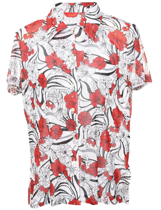 Crazy Savings urban style jacketFloral Shirt - M