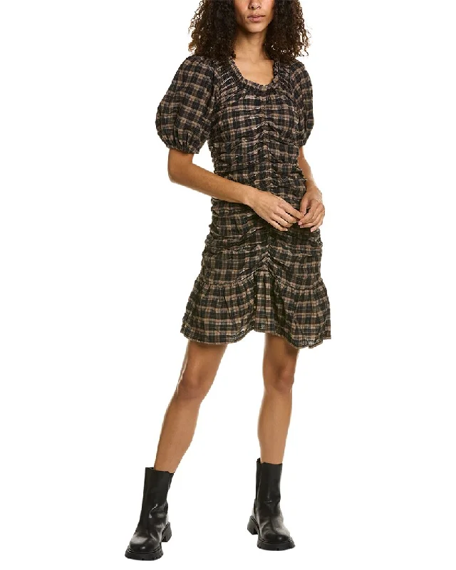 Fantastic Deals spaghetti strap dressGANNI Ruched Mini Dress