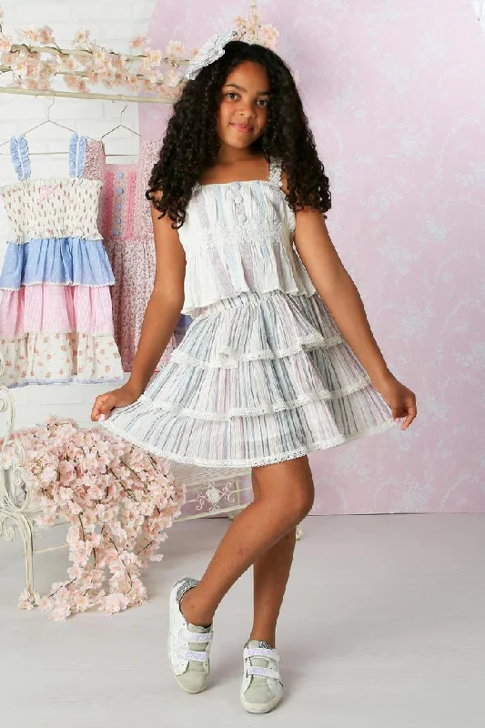 Stock Clearance silk dressThe Lulu Skirt Set