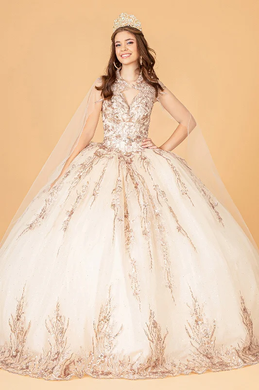 Savings Galore party-ready dressSleeveless Long Quinceniera Dress