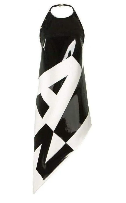 Exclusive Preview trendy wrap dressAsymmetrical Coated Crepe Dress
