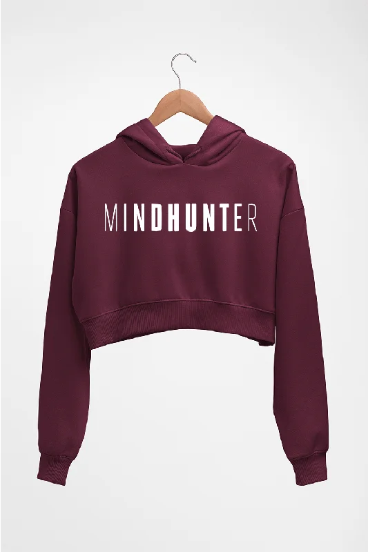 Crazy Deals sleek zip-up hoodieMindhunter Crop HOODIE FOR WOMEN