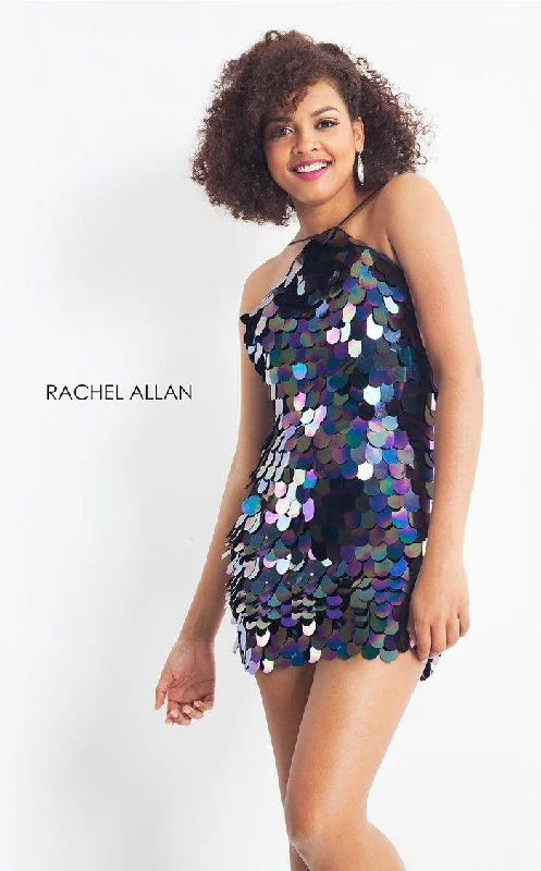 Shop and Save puff sleeve dressRachel Allan Short Homecoming Cocktail Dress 4667