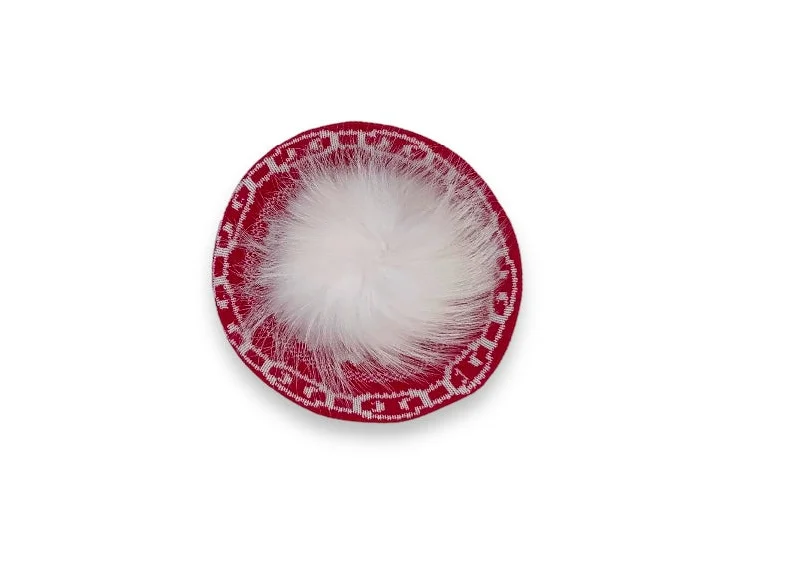 Major Savings high-waisted dressRed Knit Beret