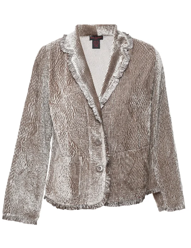 Final Markdown warm insulated jacketLight Brown Cardigan - M