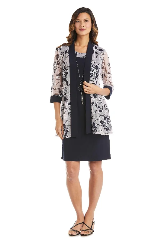 Midnight Madness comfy dressR&M Richards 7843 Short Piece Printed Jacket Dress