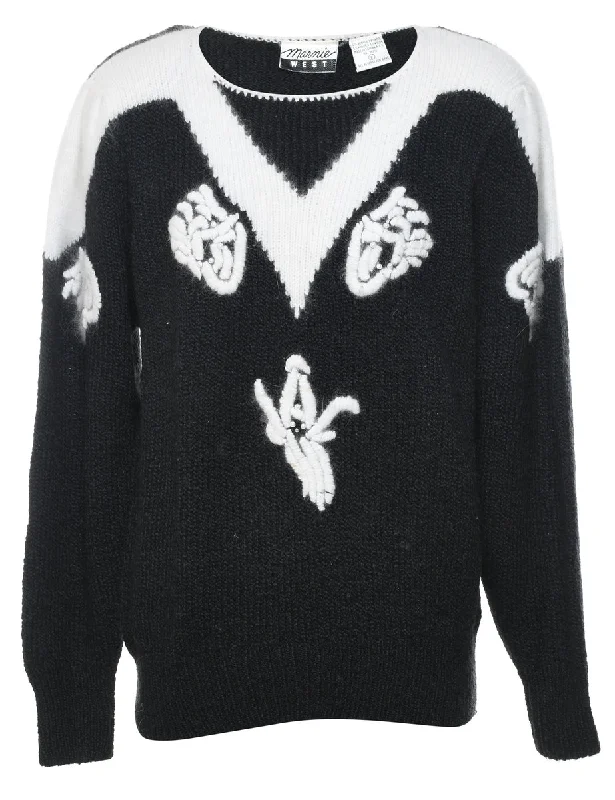 Weekend Deal classic denim jacketBlack Jumper - L