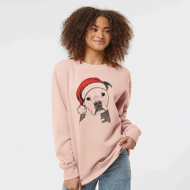 Best Bargains luxury fitness sweatshirtSanta Aggy the Olde English Bulldogge - Unisex Pigment Dyed Crew Sweatshirt Best Bargains luxury fitness sweatshirtSanta Aggy the Olde English Bulldogge - Unisex Pigment Dyed Crew Sweatshirt