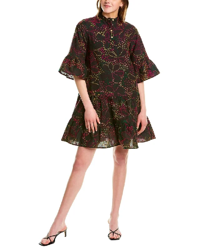 Price Reduction floral dressAsh & Eden Tiered Mini Dress