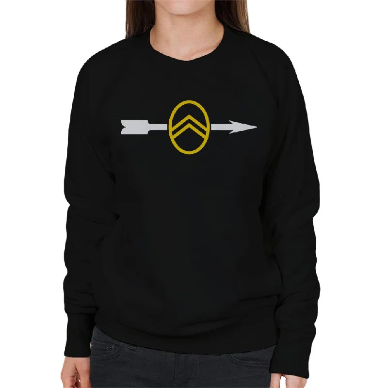 Incredible Offers urban workout sweatshirtCitroën 1922 Badge White Arrow Logo Women's Sweatshirt Incredible Offers urban workout sweatshirtCitroën 1922 Badge White Arrow Logo Women's Sweatshirt