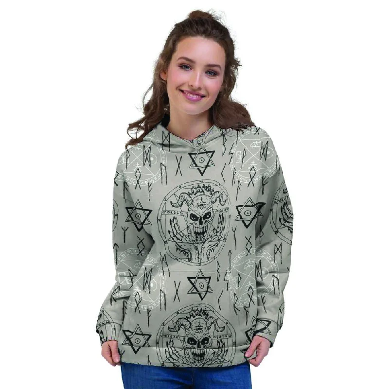 Super Bargain Satanic Devil Gothic Witch Women's Hoodie