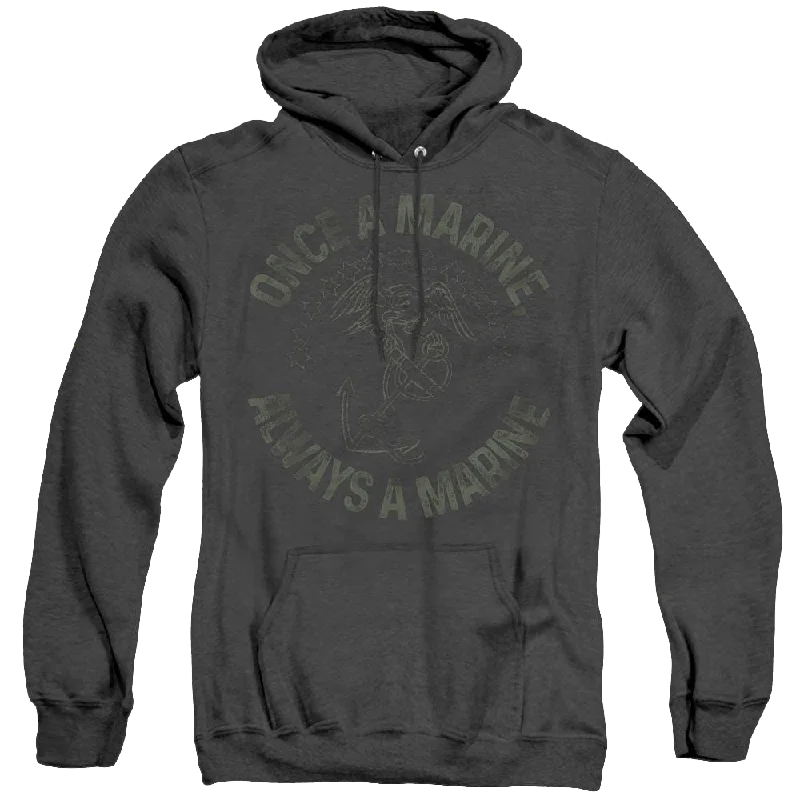 Super Sale high-fashion hoodieU.S. Marine Corps. Always A Marine - Heather Pullover Hoodie