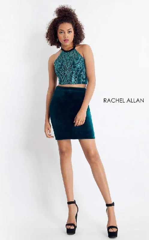 Today Only long-sleeve floral dressRachel Allan Short Two Piece Homecoming Dress 4676