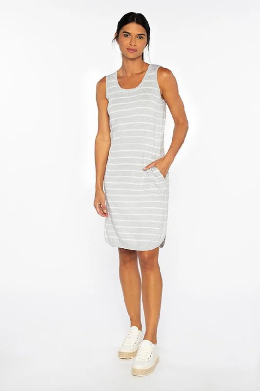 Huge Discounts minimalistic dressStripe Tank Dress