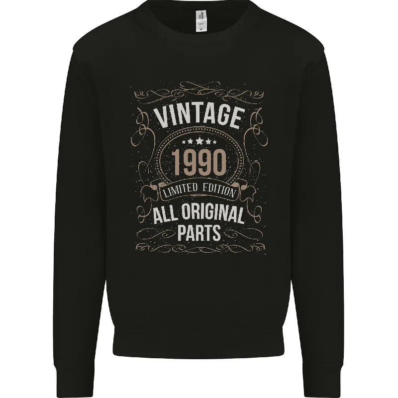 Crazy Savings cozy gym sweatshirt34th Birthday Limited Edition 1990 Mens Sweatshirt Jumper Crazy Savings cozy gym sweatshirt34th Birthday Limited Edition 1990 Mens Sweatshirt Jumper