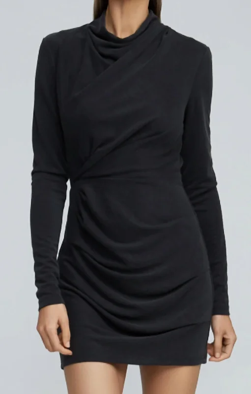 Overstock floral midi dressGrafton Dress In Ash Black